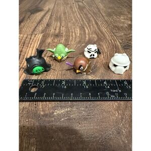 Angry Birds Star Wars Telepods Figures Lot Yoda Stormtrooper Vader‎ lot of 5